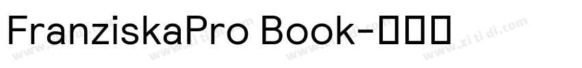 FranziskaPro Book字体转换